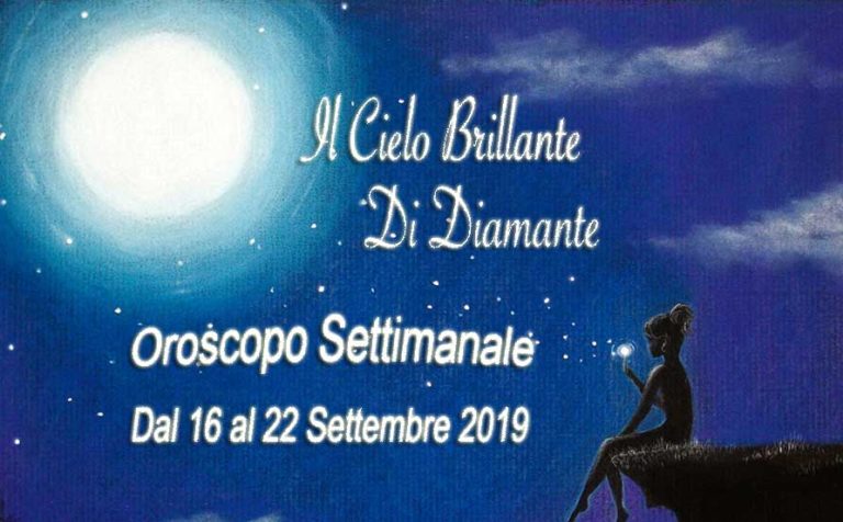 Oroscopo dal 16 al 22 Settembre 2019