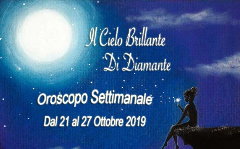 oroscopo dal 21 al 27 ottobre 2019