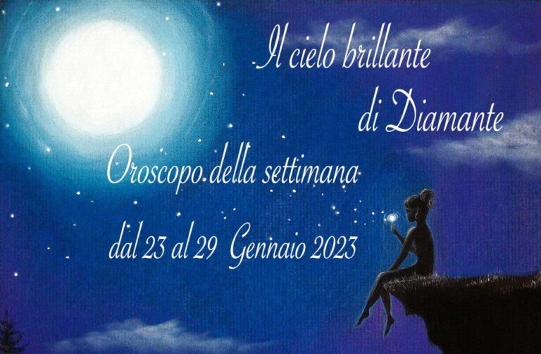 Oroscopo di Diamante dal 23 al 29 gennaio 2023