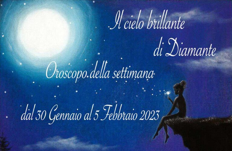 Oroscopo di Diamante dal 23 al 29 gennaio 2023